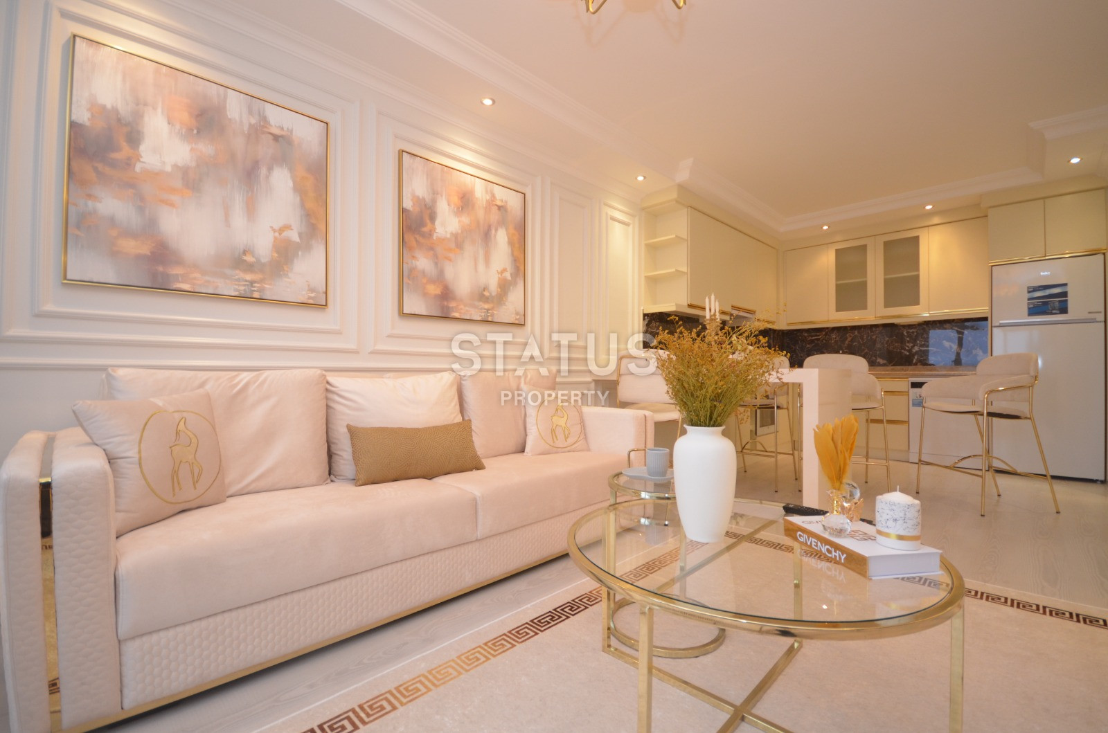 Меблированная трехкомнатная квартира в Махмутларе в 400метрах от побережья, 100 м2. фото 12