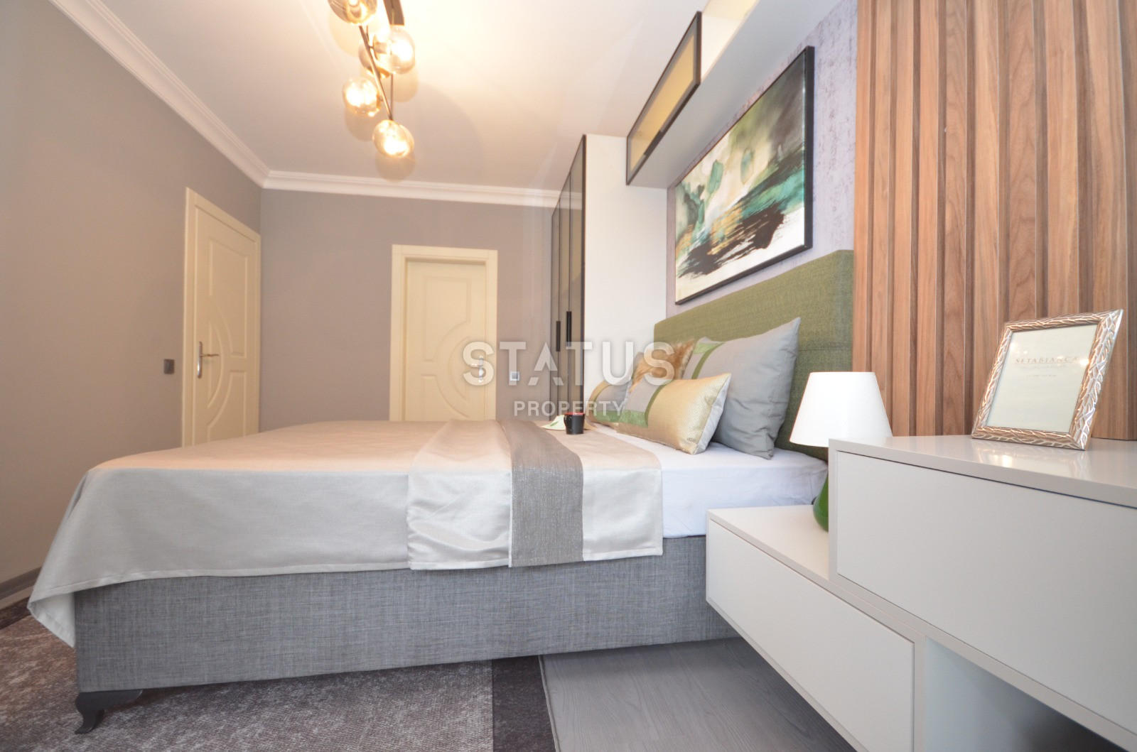 Меблированная трехкомнатная квартира в Махмутларе в 400метрах от побережья, 100 м2. фото 15