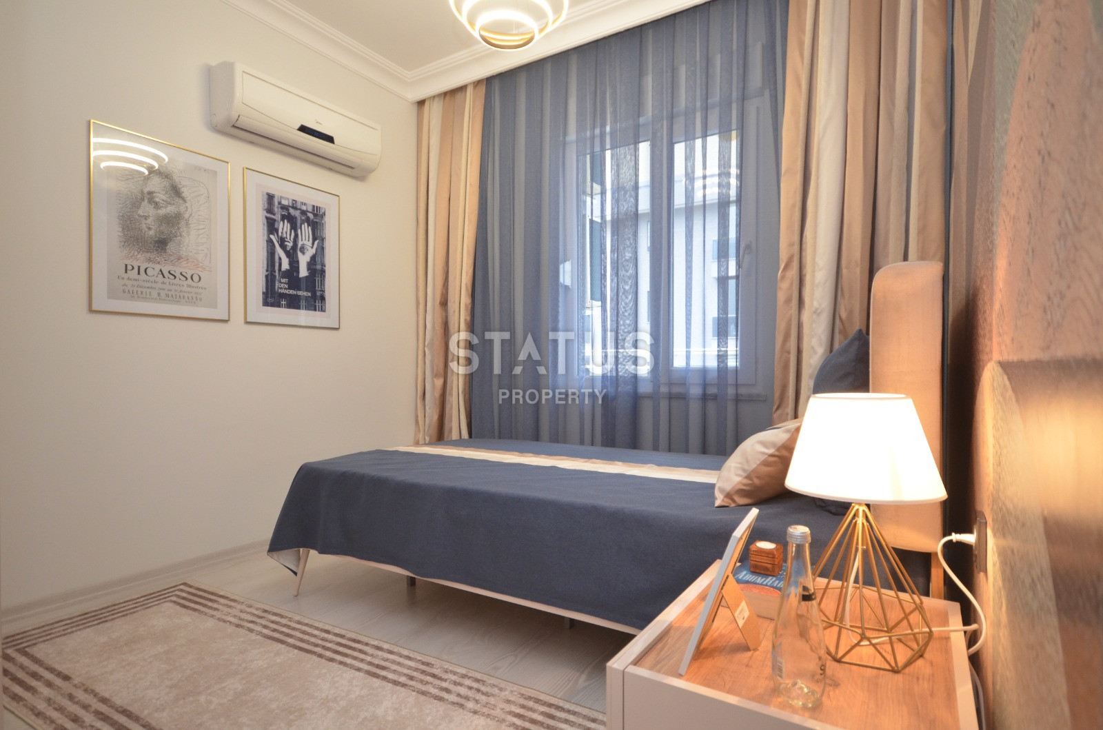 Меблированная трехкомнатная квартира в Махмутларе в 400метрах от побережья, 100 м2. фото 18