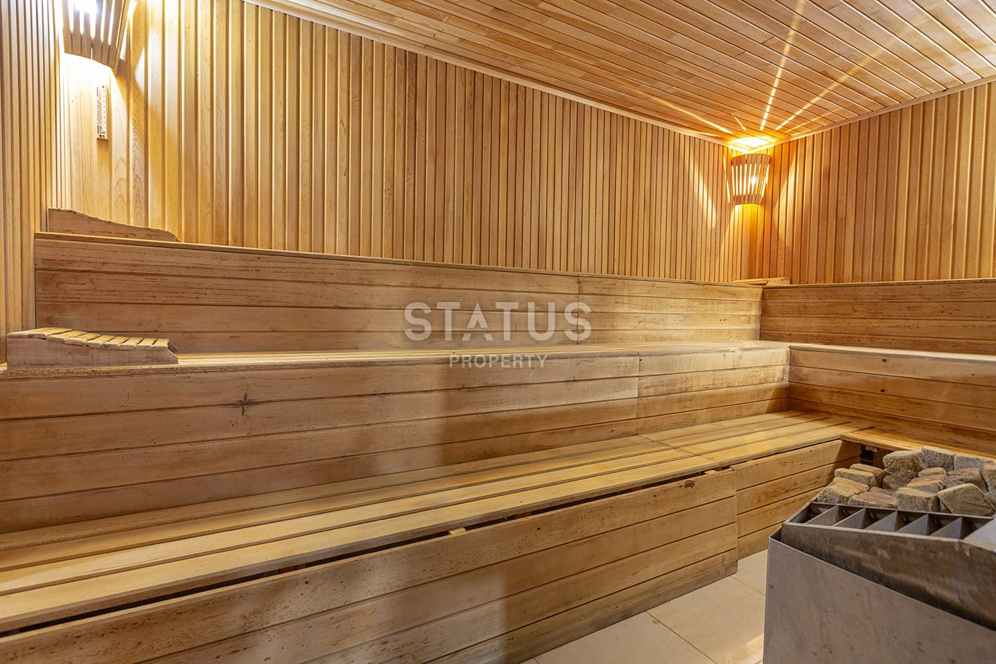 Меблированная трехкомнатная квартира в Махмутларе в 400метрах от побережья, 100 м2. фото 25