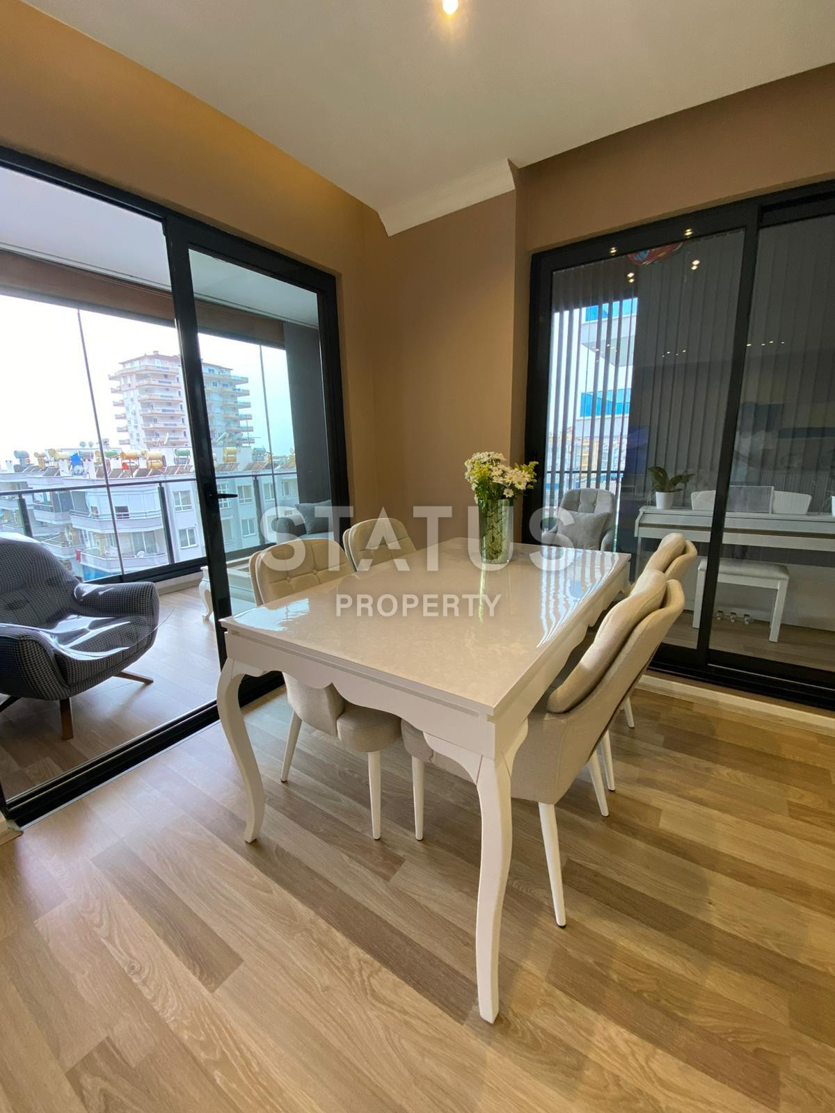 Furnished three-room apartment 150 meters from the sea in Mahmutlar, 130 sq.m фото 11