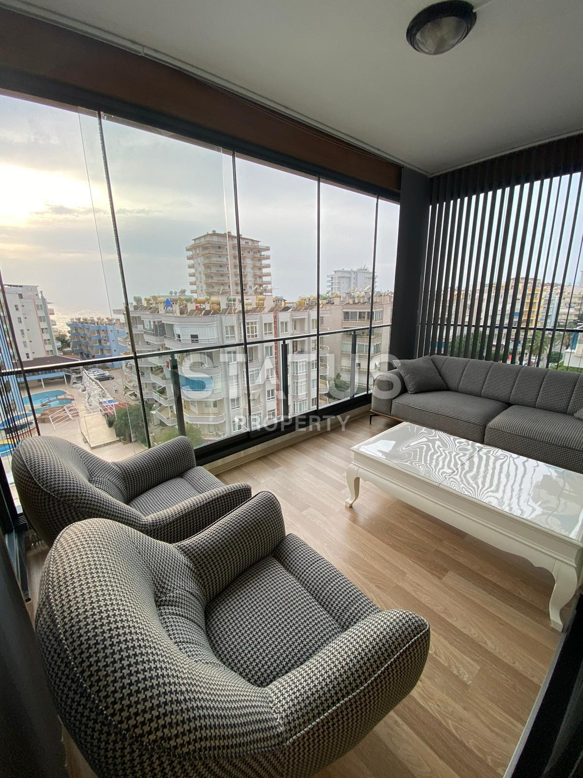 Furnished three-room apartment 150 meters from the sea in Mahmutlar, 130 sq.m фото 28