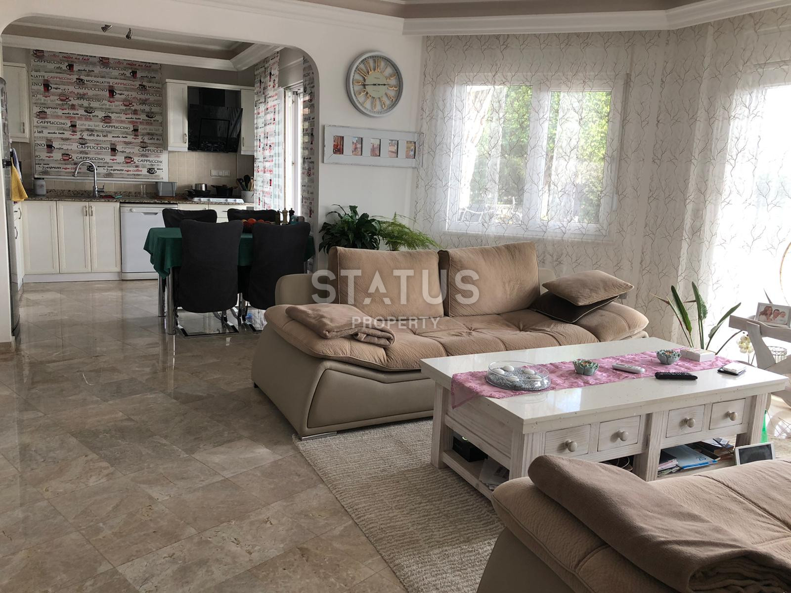 One-storey villa with a garden and a 2+1 swimming pool, 5 km from the sea in Oba, 125 sq.m. фото 14