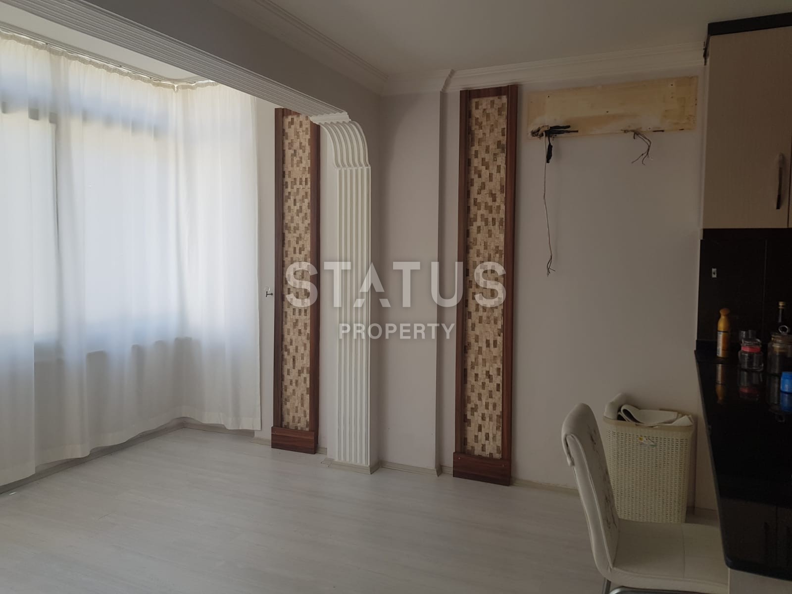 Недорогая двухкомнатная квартира в комплексе с бассейном, Канаклы, 70 м2 фото 4