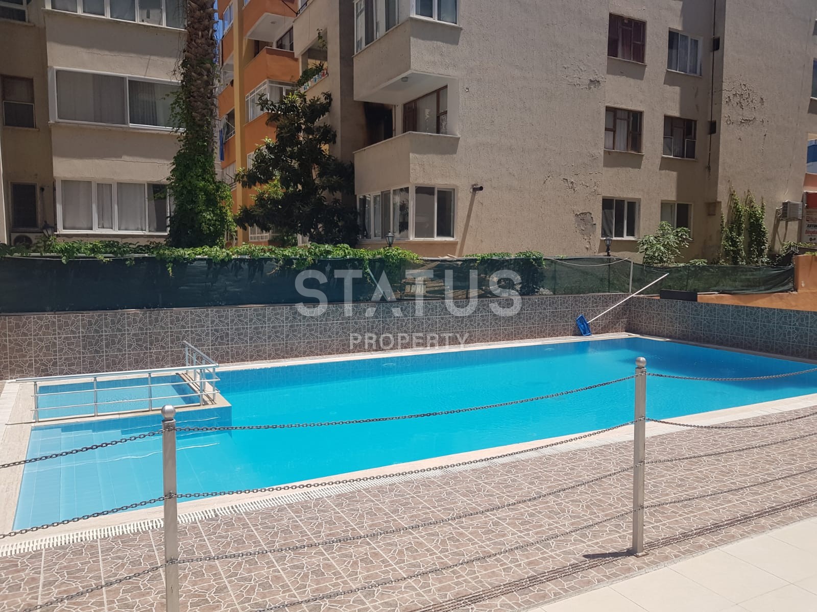 Недорогая двухкомнатная квартира в комплексе с бассейном, Канаклы, 70 м2 фото 15