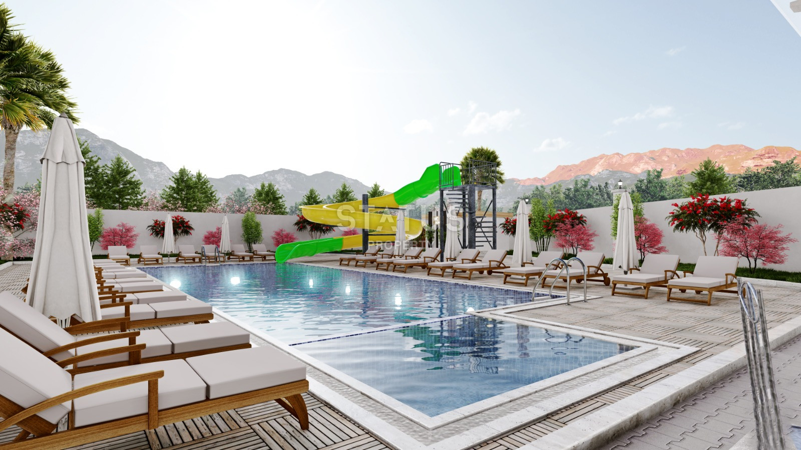 Проект в районе Демирташ с собственным пляжем! Низкие цены! 61, 5 – 63 м2 фото 7