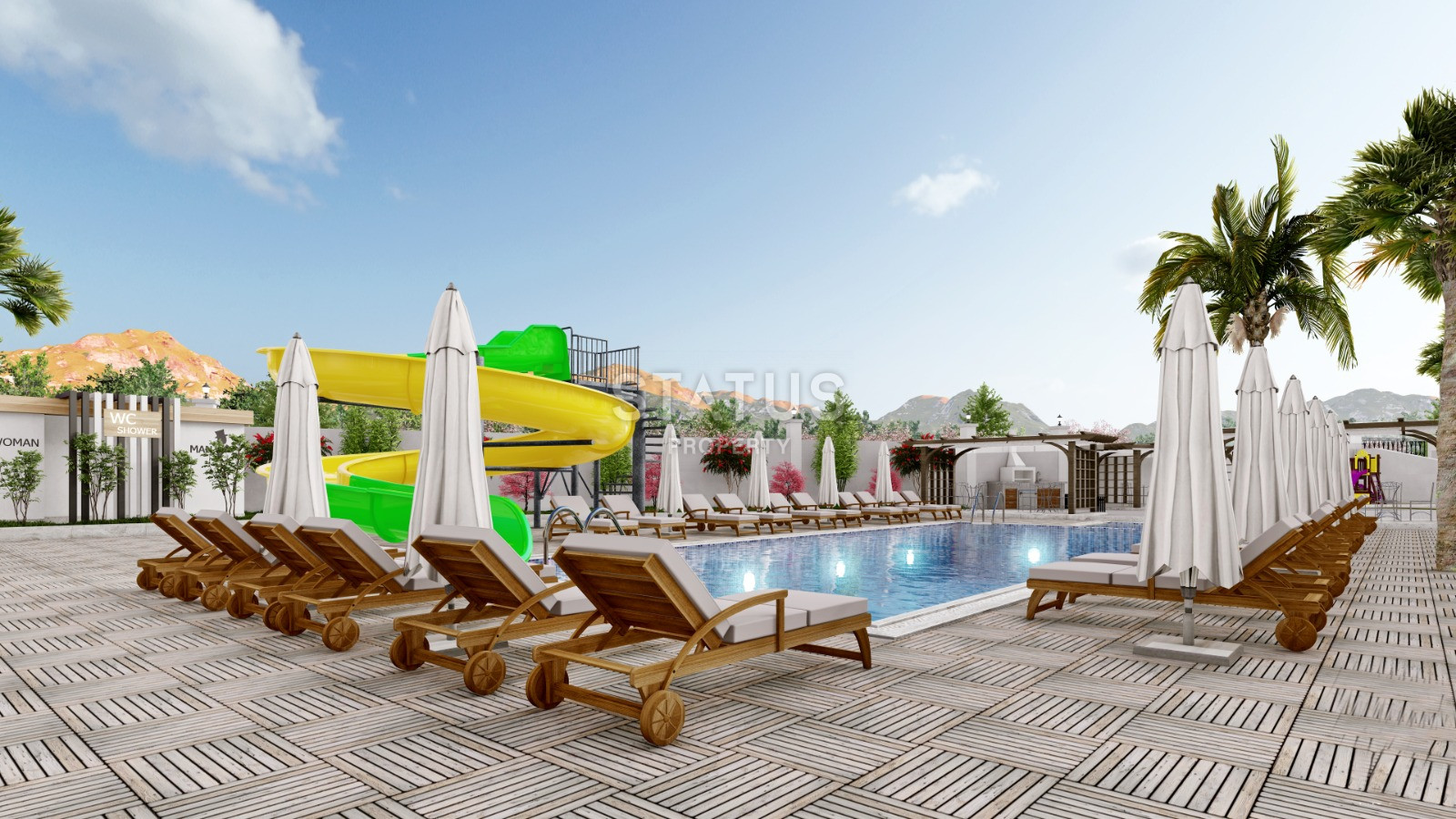 Проект в районе Демирташ с собственным пляжем! Низкие цены! 61, 5 – 63 м2 фото 8