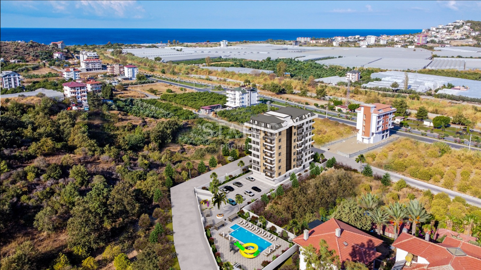 Проект в районе Демирташ с собственным пляжем! Низкие цены! 61, 5 – 63 м2 фото 10