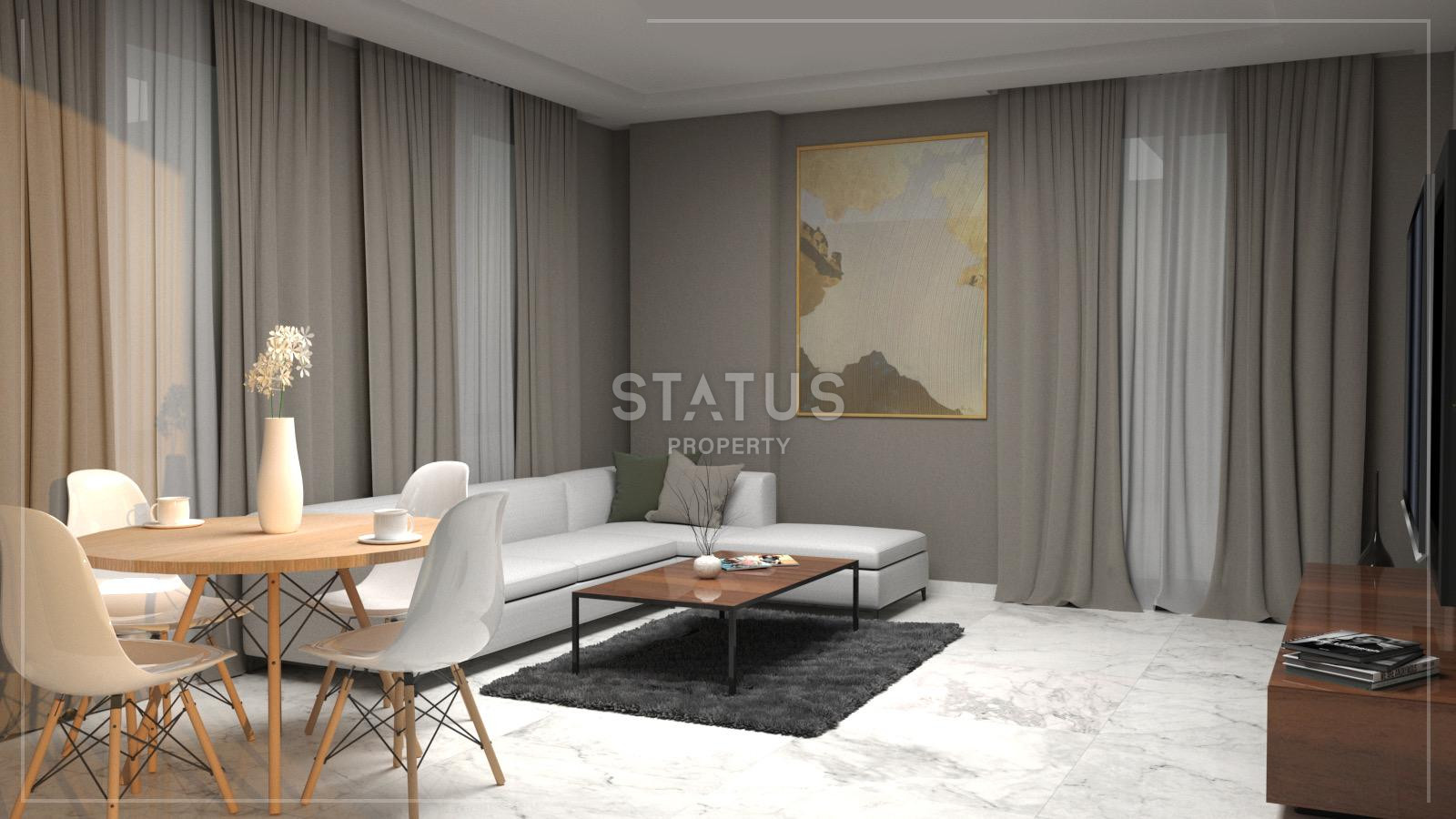 Проект в районе Демирташ с собственным пляжем! Низкие цены! 61, 5 – 63 м2 фото 19