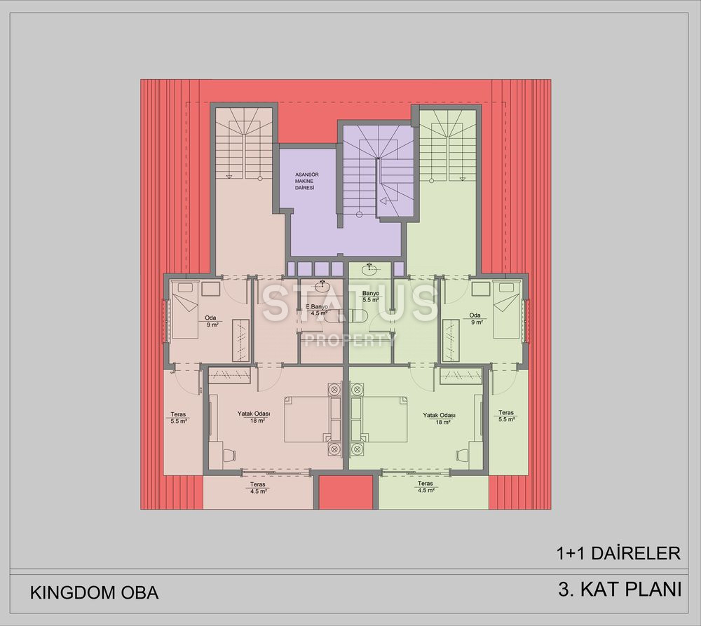Urban-type complex in the Oba area, 50 -120 m2 фото 5