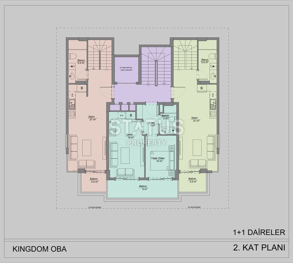 Urban-type complex in the Oba area, 50 -120 m2 фото 6