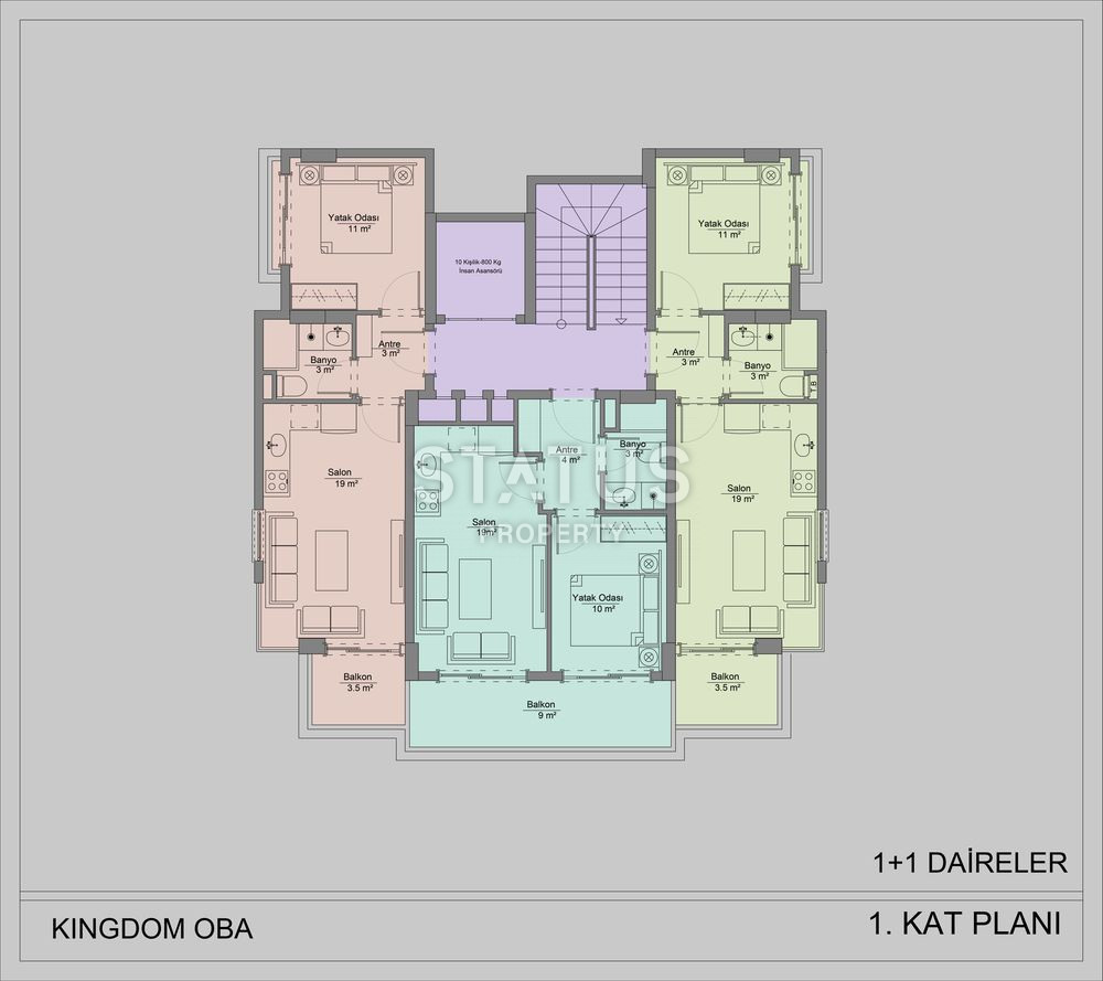 Urban-type complex in the Oba area, 50 -120 m2 фото 7