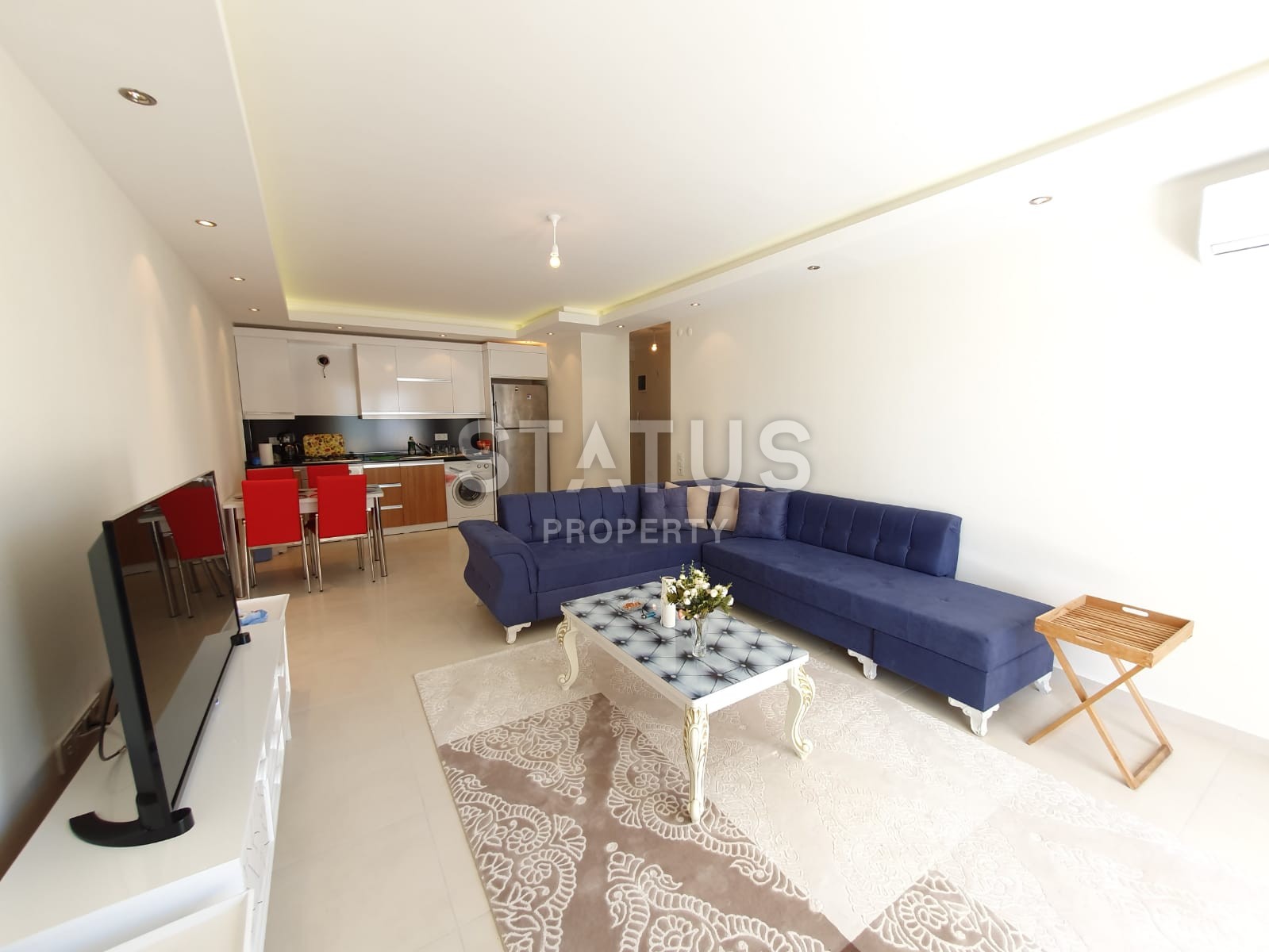 Меблированная двухкомнатная квартира в новом комплексе, Махмутлар, 70 м2 фото 4