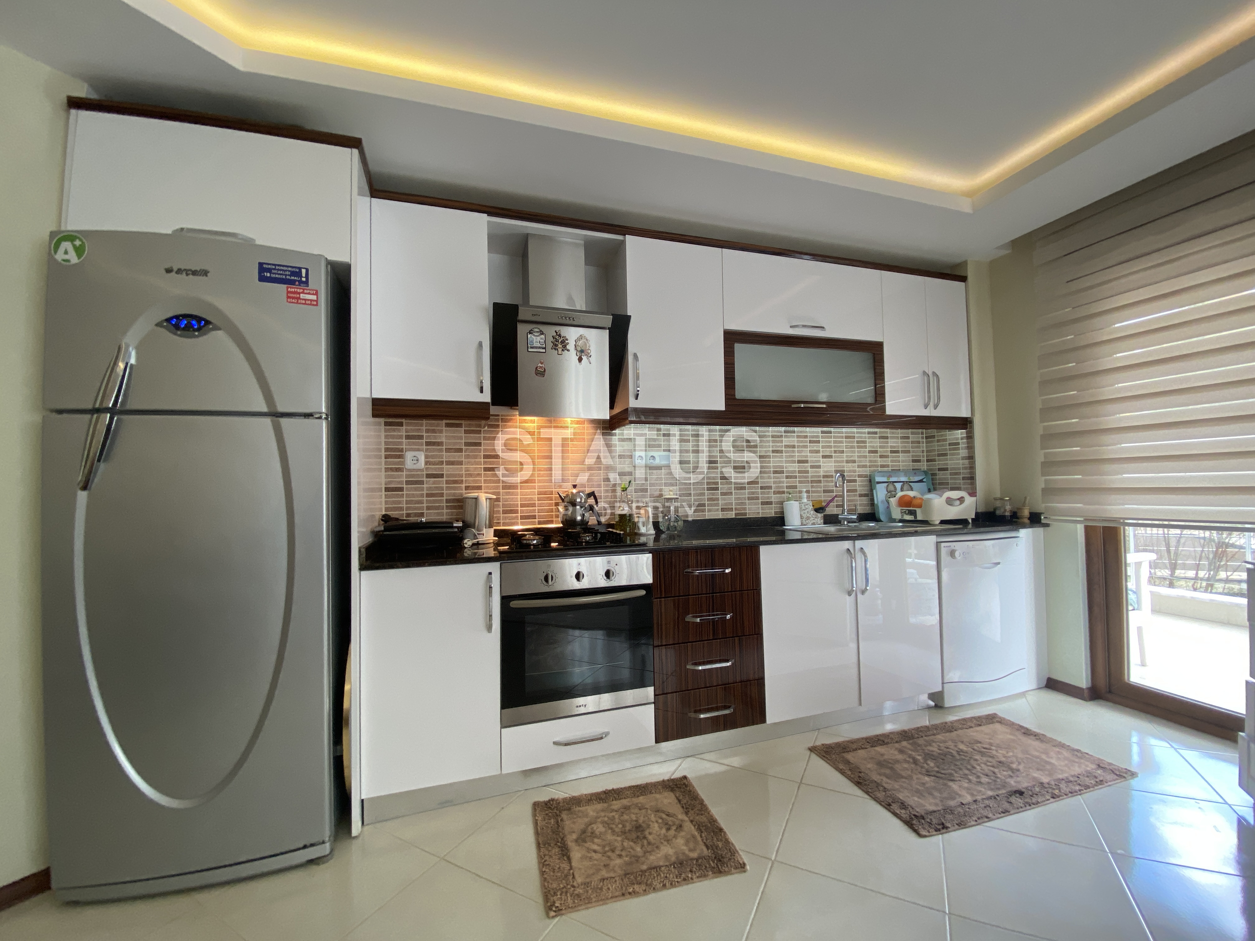 Меблированные апартаменты 1+1 в Авсаллар, 75 м2 фото 3