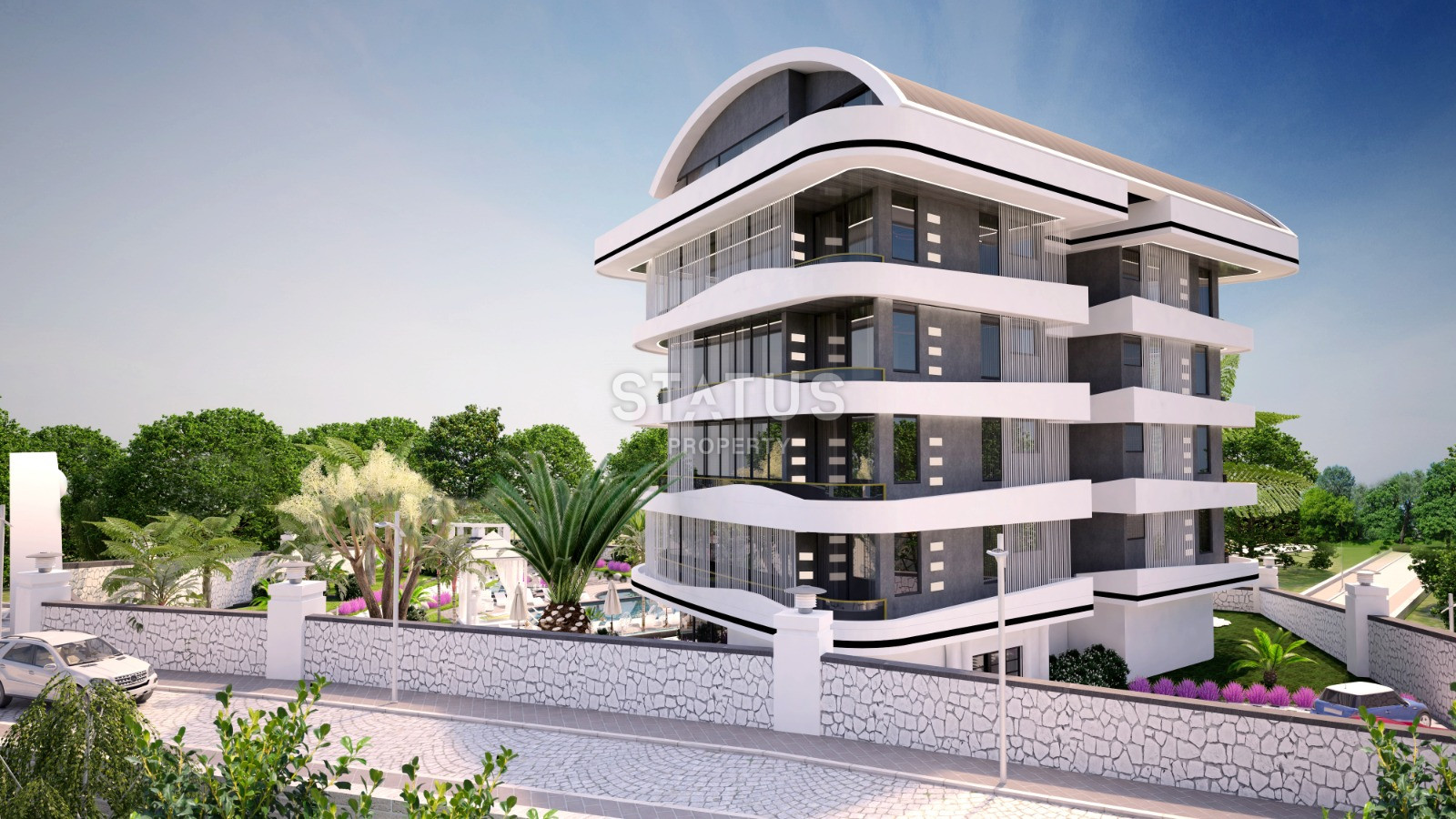 Premium class project with sea view in Kargicak, from 135 sq.m. фото 3