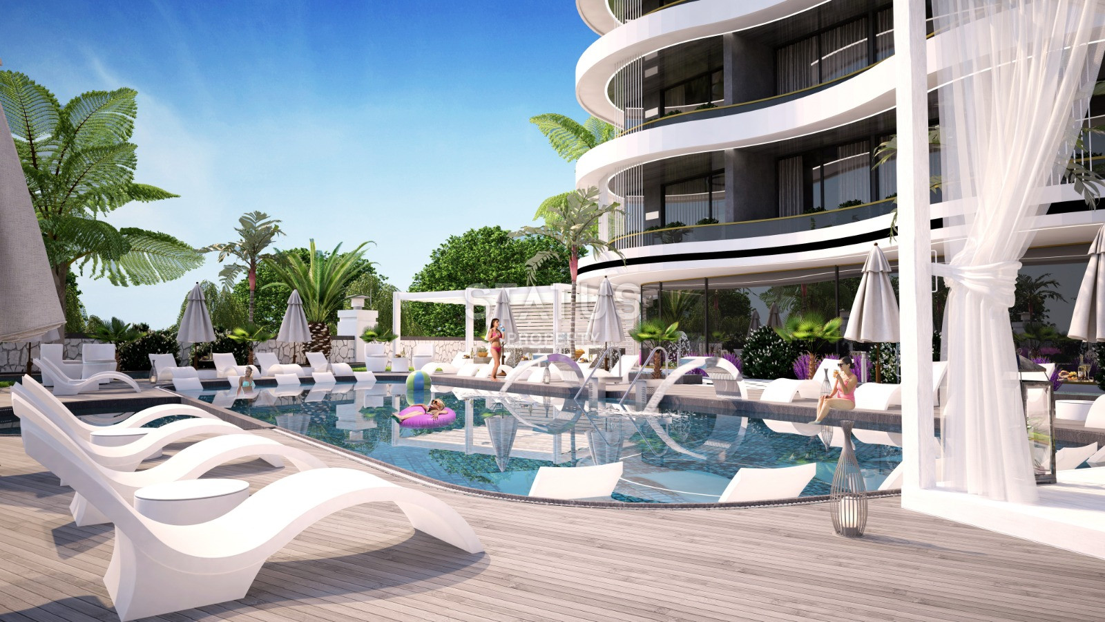 Premium class project with sea view in Kargicak, from 135 sq.m. фото 6