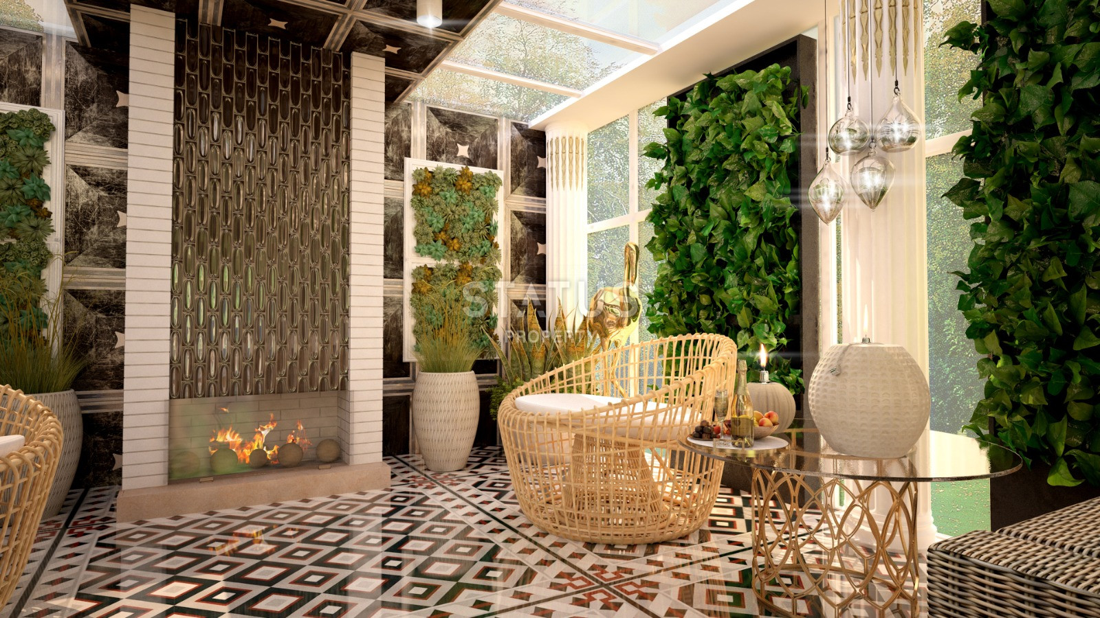 Premium class project with sea view in Kargicak, from 135 sq.m. фото 21