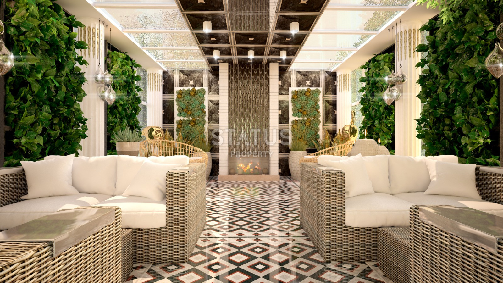 Premium class project with sea view in Kargicak, from 135 sq.m. фото 22