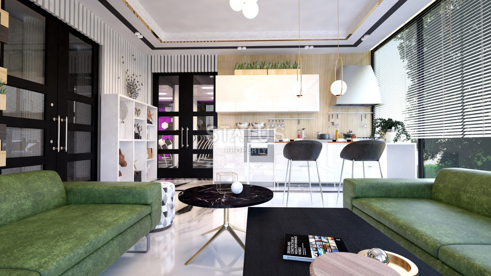 Premium class project with sea view in Kargicak, from 135 sq.m. фото 29