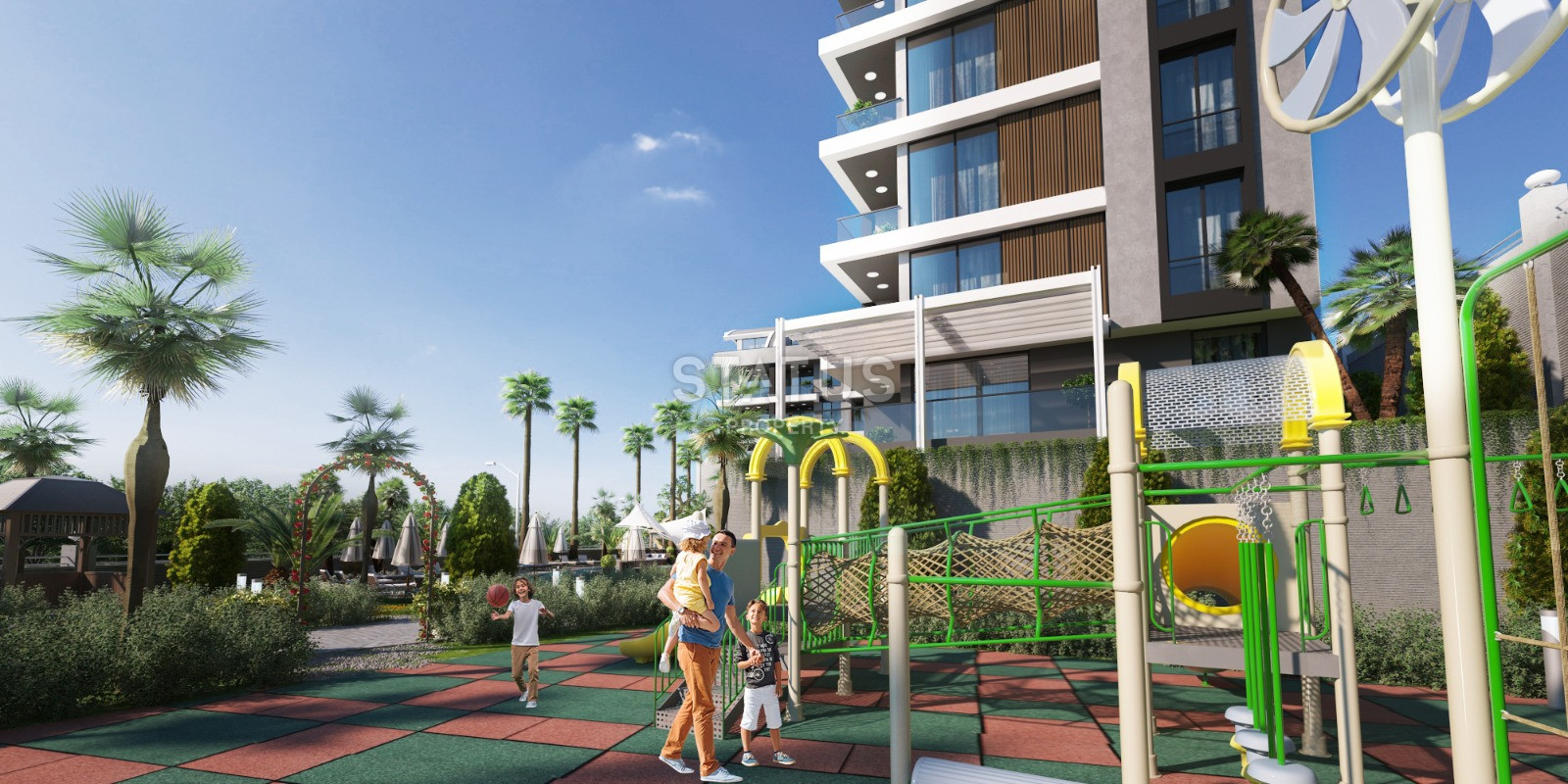 Современный проект с панорамными видами, от 48, до 140 кв.м. Каргыджак, Алания. фото 16