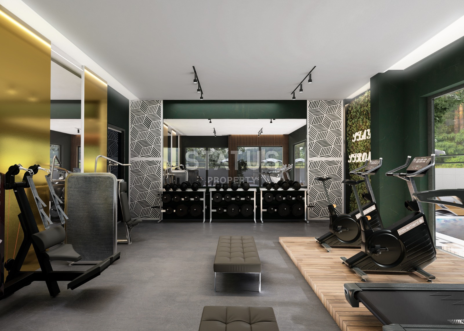 Новый инвестиционный проект в Махмутларе в 650метрах от моря в Махмутларе, 45-90м.кв фото 17