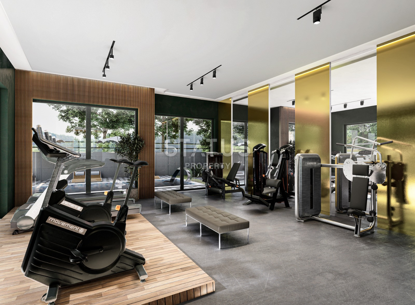 Новый инвестиционный проект в Махмутларе в 650метрах от моря в Махмутларе, 45-90м.кв фото 21