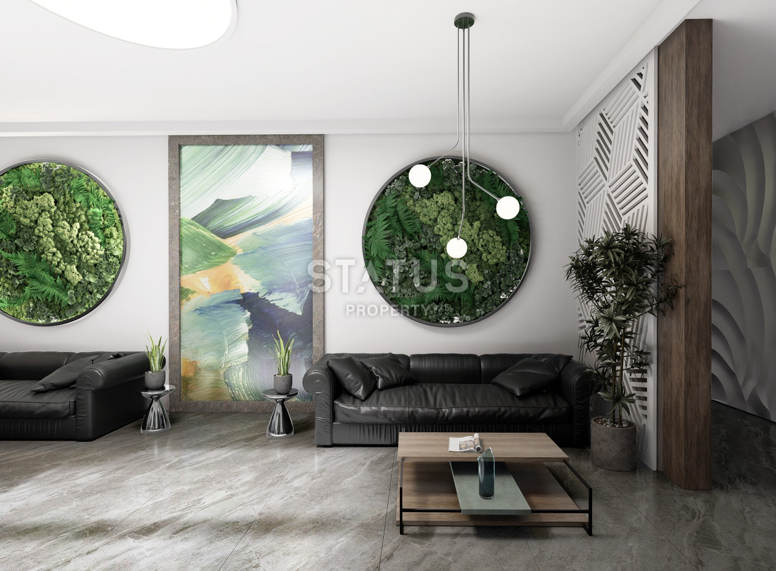 Новый инвестиционный проект в Махмутларе в 650метрах от моря в Махмутларе, 45-90м.кв фото 23