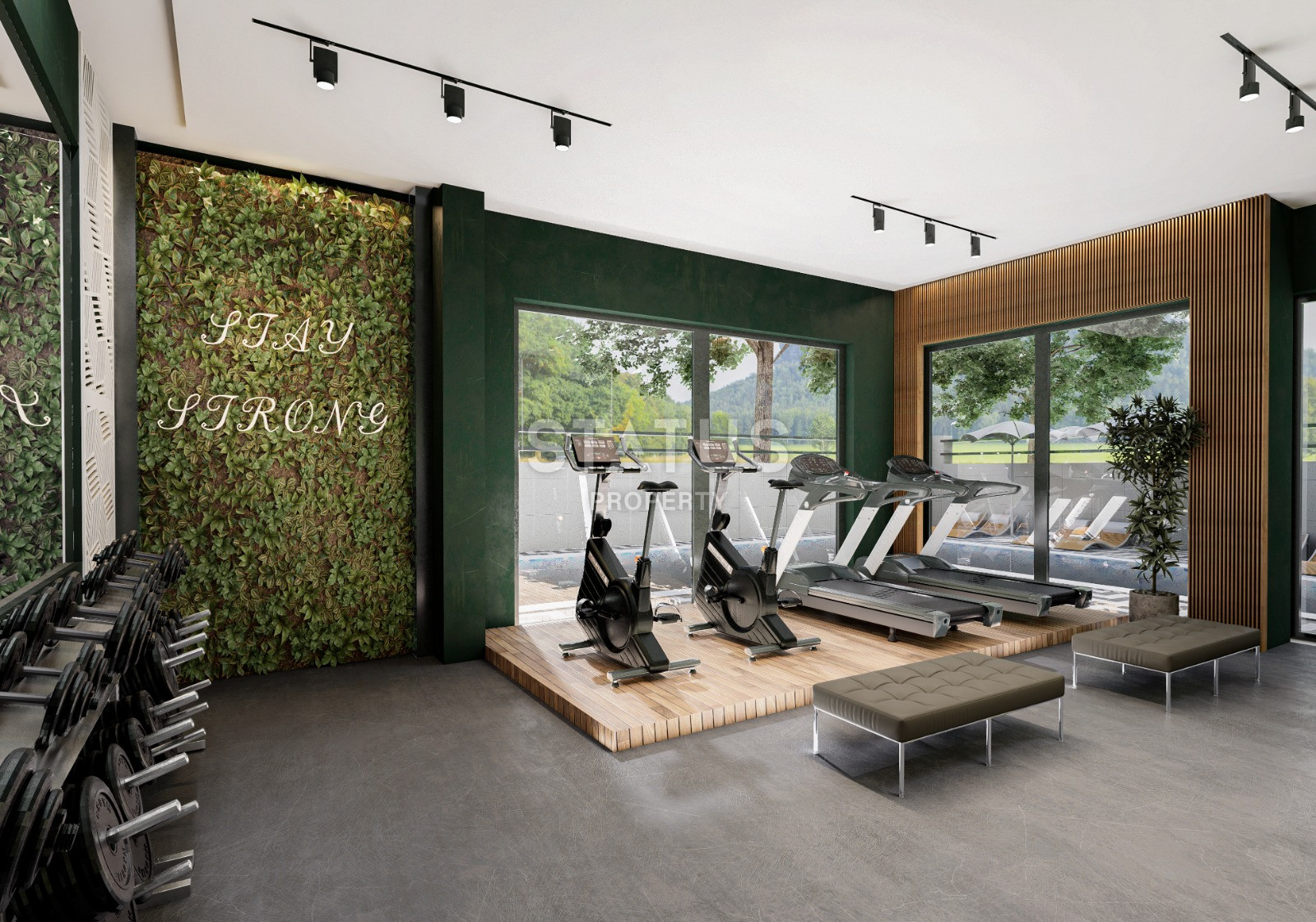 Новый инвестиционный проект в Махмутларе в 650метрах от моря в Махмутларе, 45-90м.кв фото 24