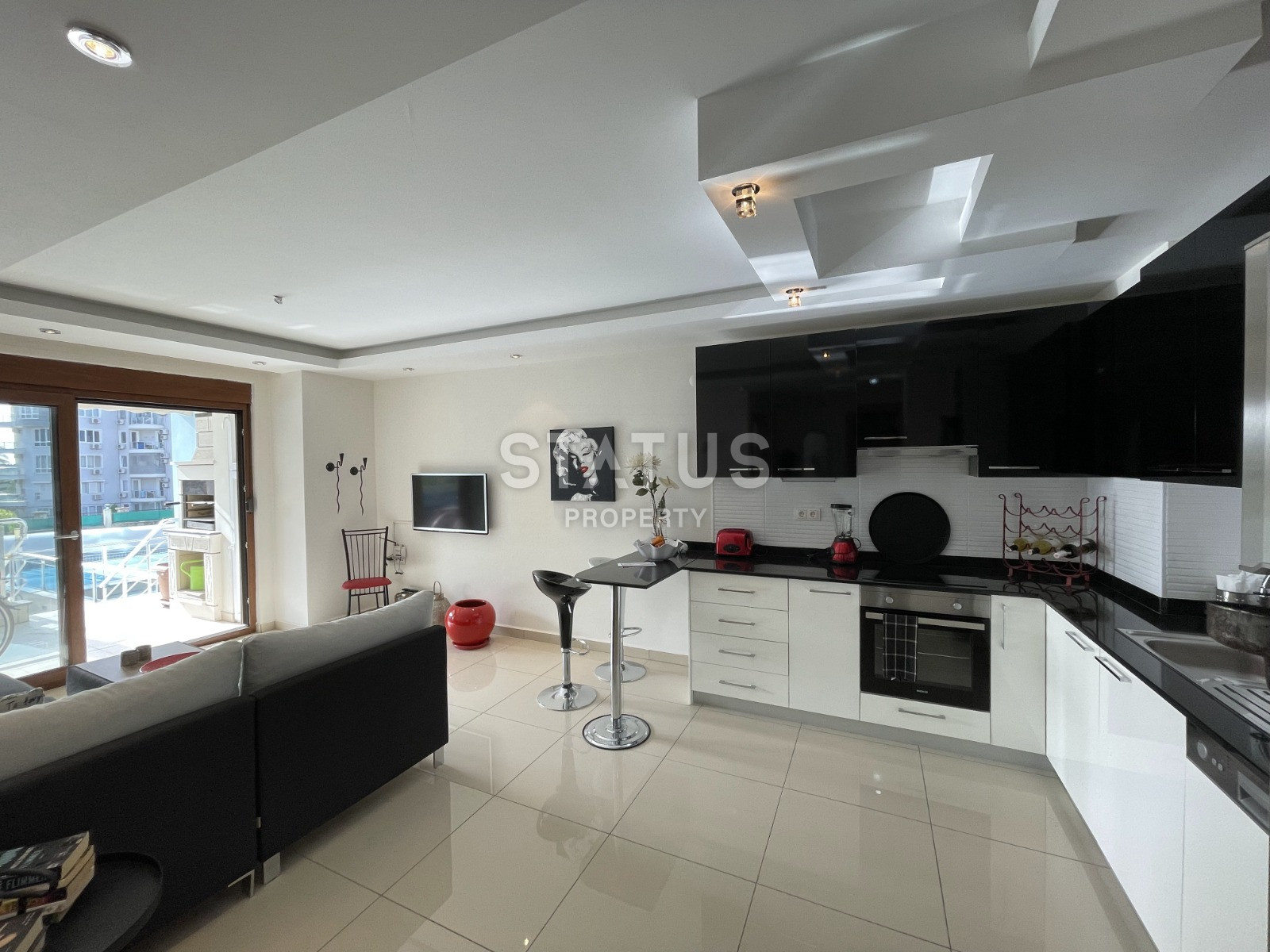 Квартира 1+1 в комплексе с развитой инфраструктурой в Джикджили рядом с ТЦ Аланиум, 95м.кв фото 3