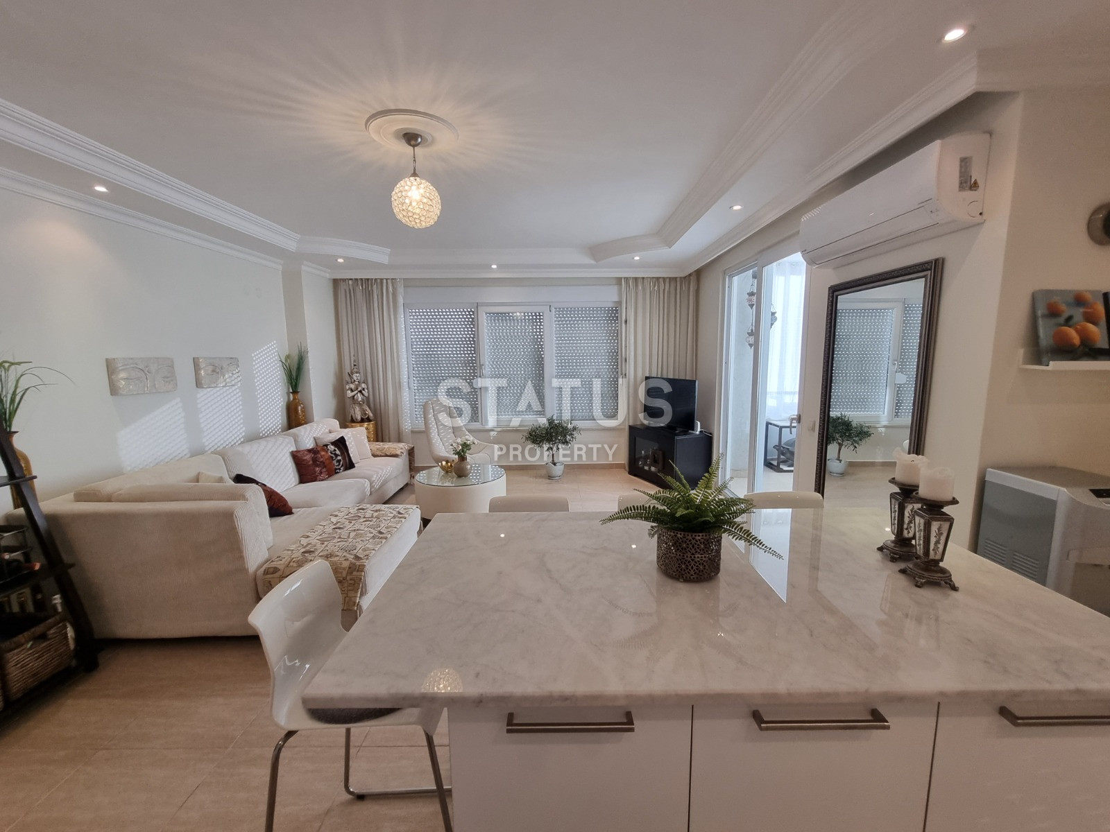 Уютные апартаменты 2+1 с мебелью в Джикджилли, 120 кв.м. фото 1