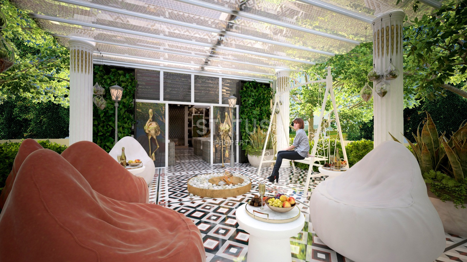 Бутик комплекс класса люкс с квартирами планировок 2+1, 3+1, 4+1 в Каргыджаке, 135-220м.кв фото 19