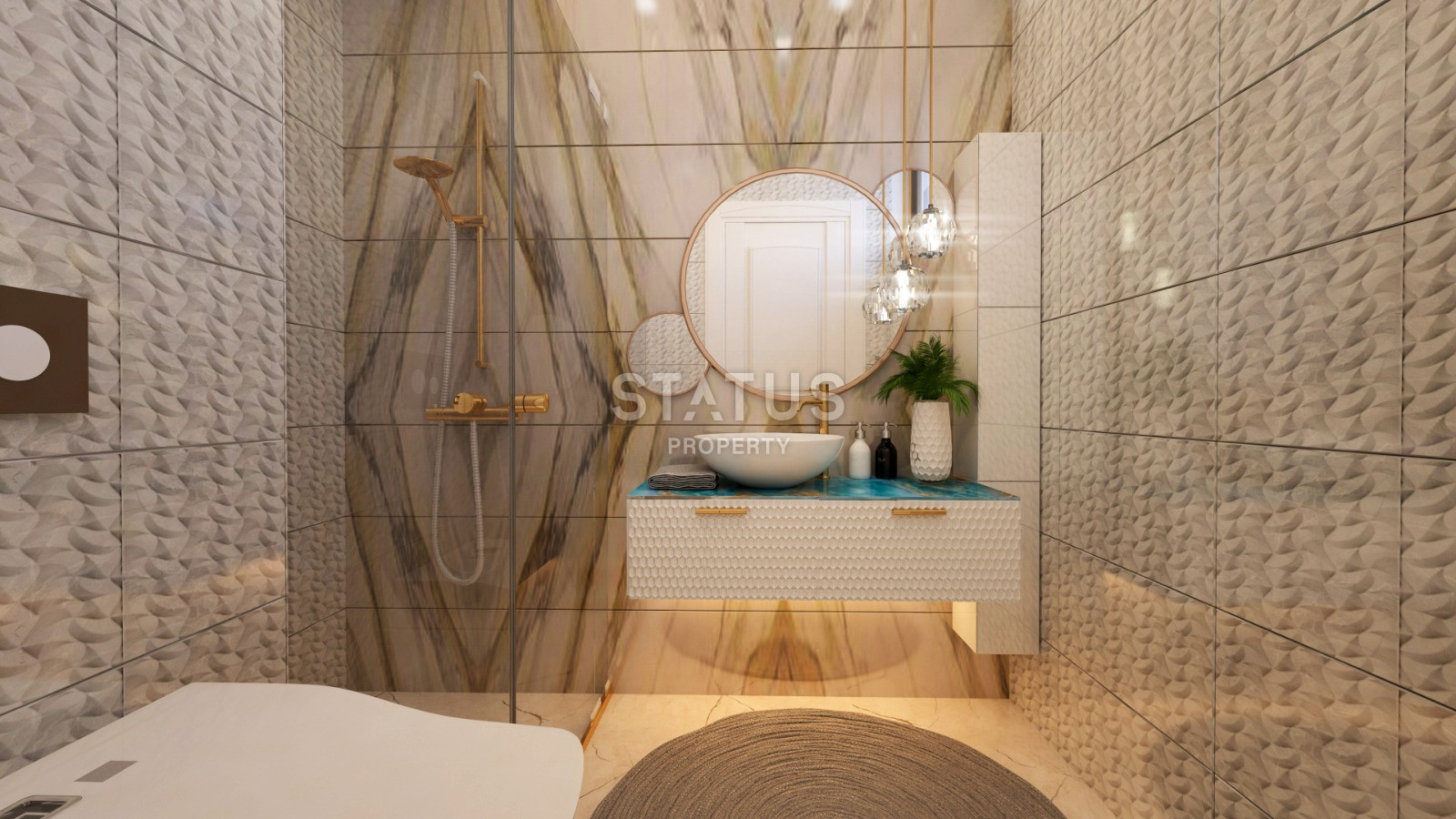 Бутик комплекс класса люкс с квартирами планировок 2+1, 3+1, 4+1 в Каргыджаке, 135-220м.кв фото 28