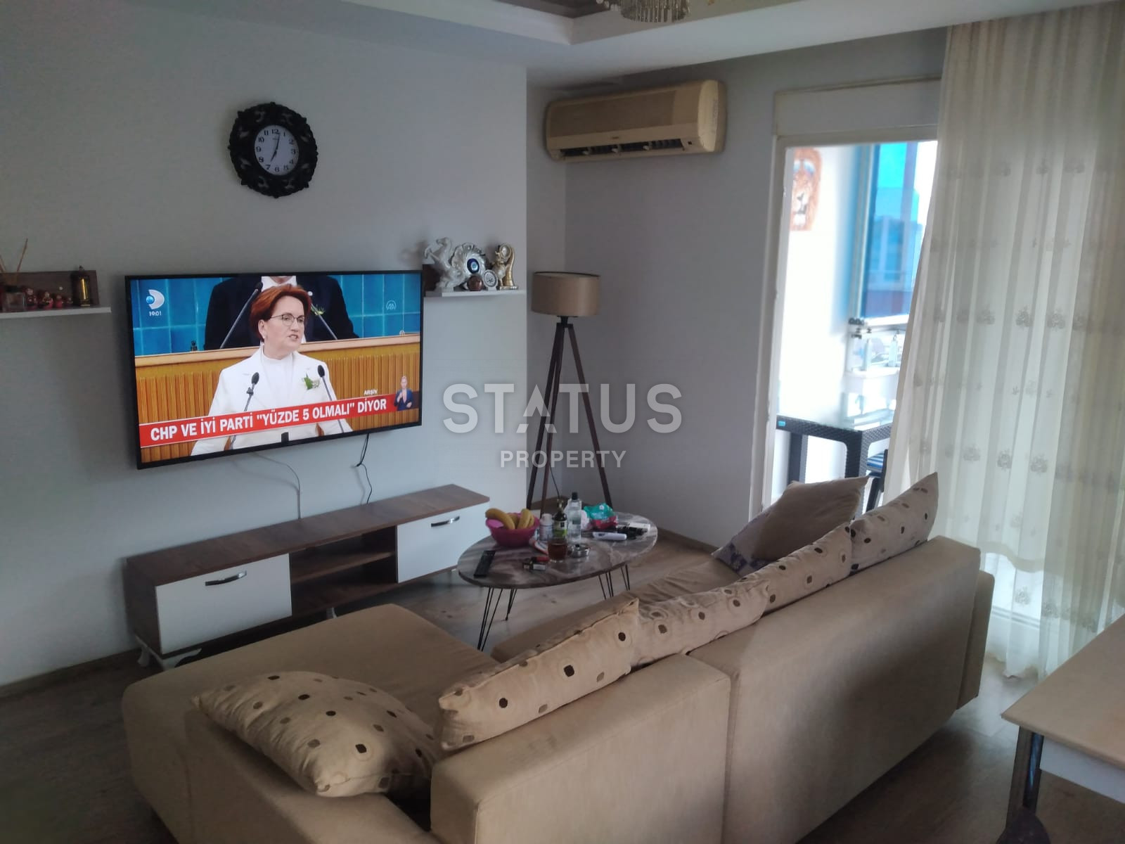 Трёхкомнатная квартира с мебелью в Джикджили, 110м.кв фото 3