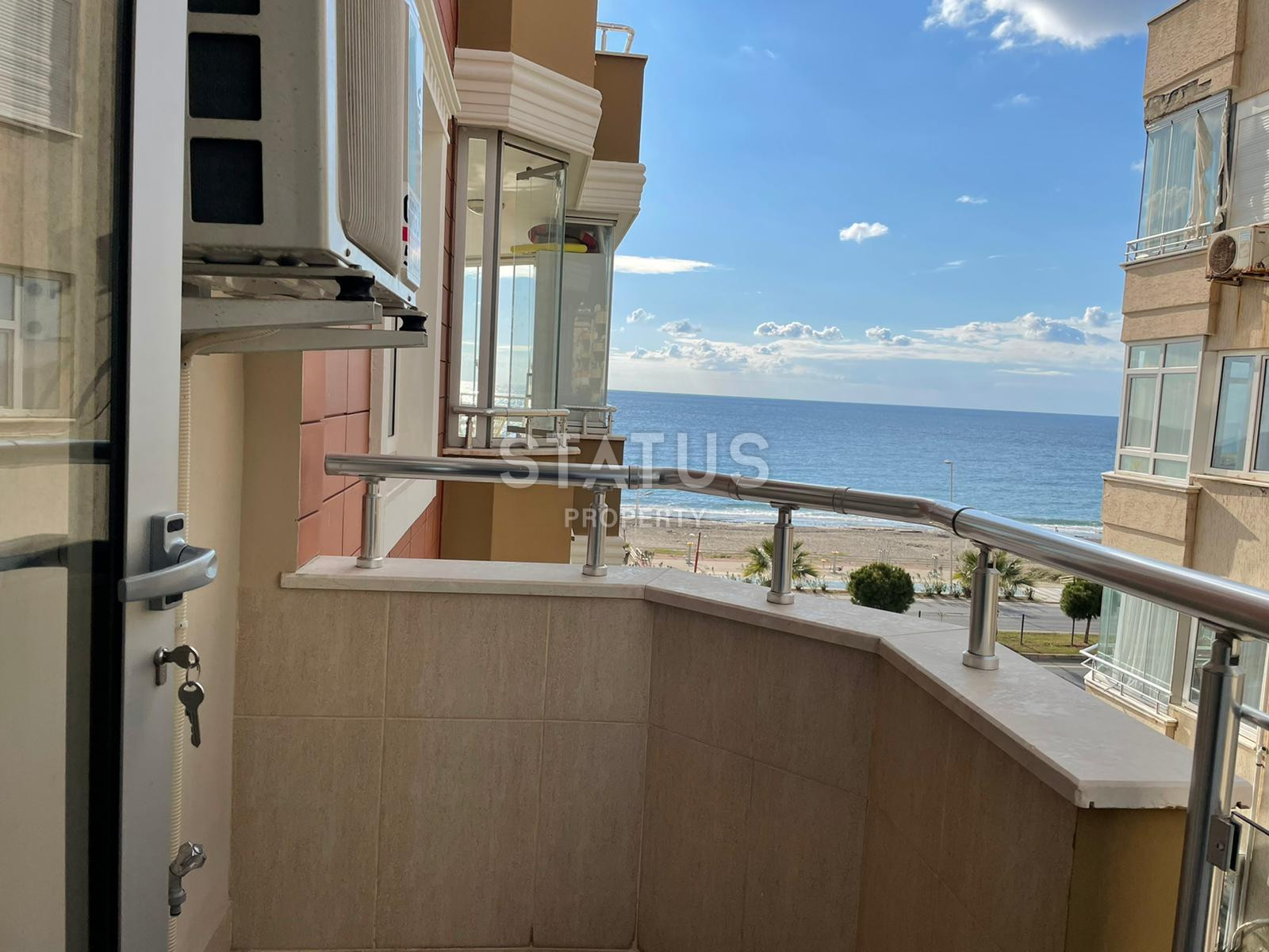 Шикарная квартира с видом на море на первой линии в районе Махмутлар, 150м.кв фото 4