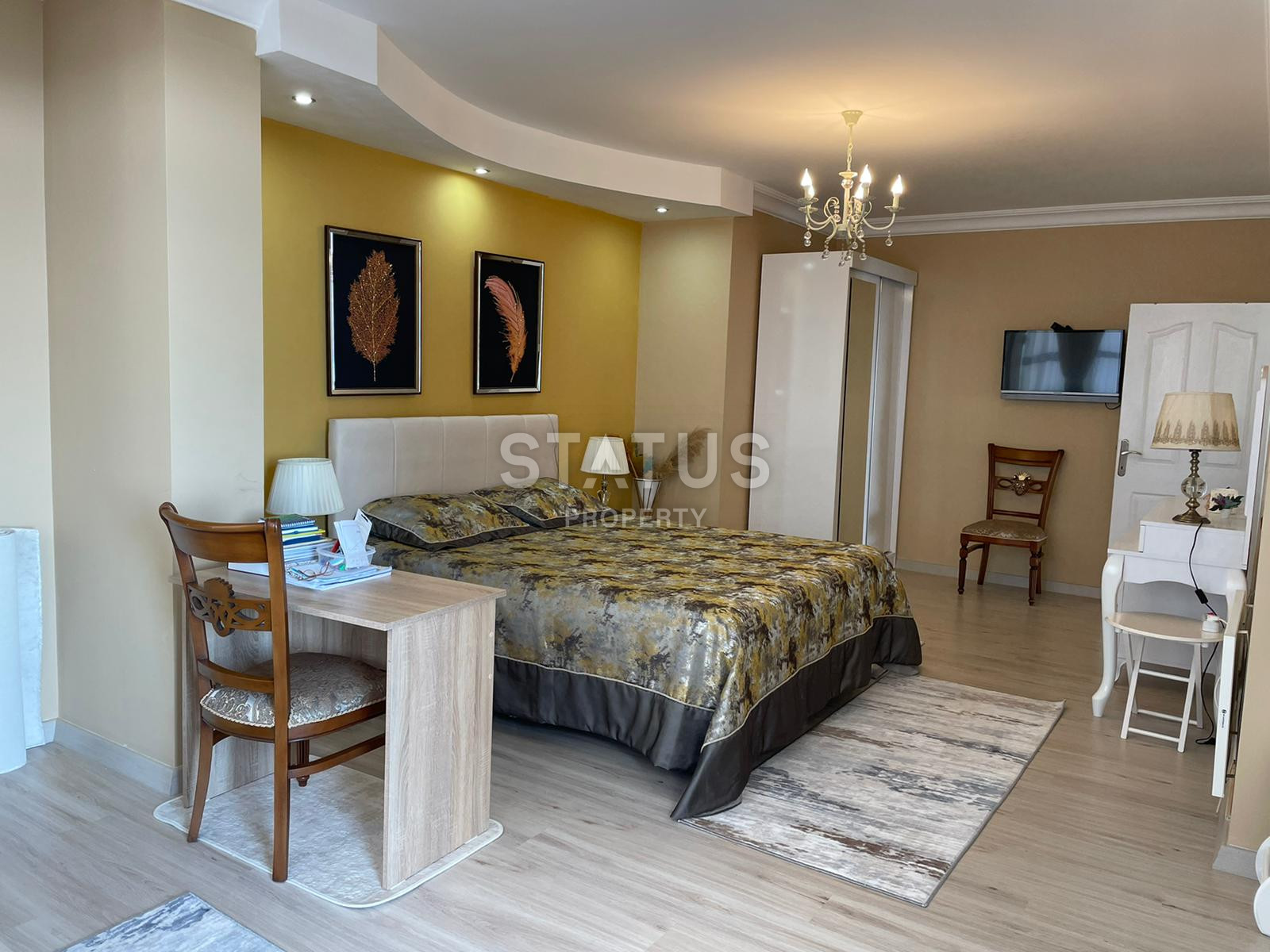 Шикарная квартира с видом на море на первой линии в районе Махмутлар, 150м.кв фото 6