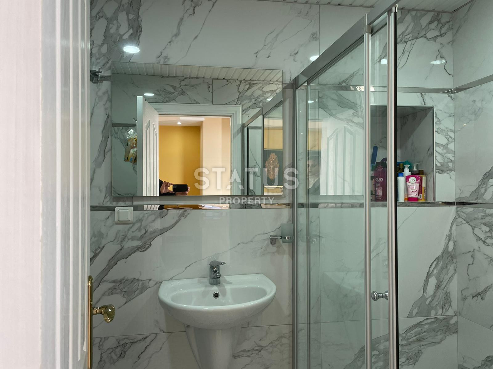 Шикарная квартира с видом на море на первой линии в районе Махмутлар, 150м.кв фото 7