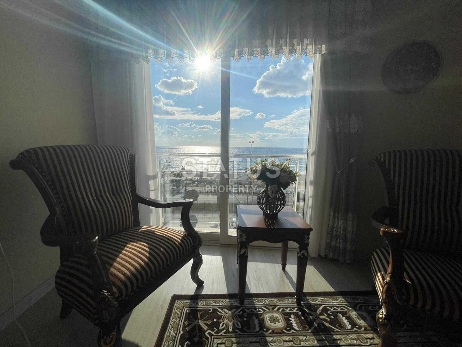 Шикарная квартира с видом на море на первой линии в районе Махмутлар, 150м.кв фото 31