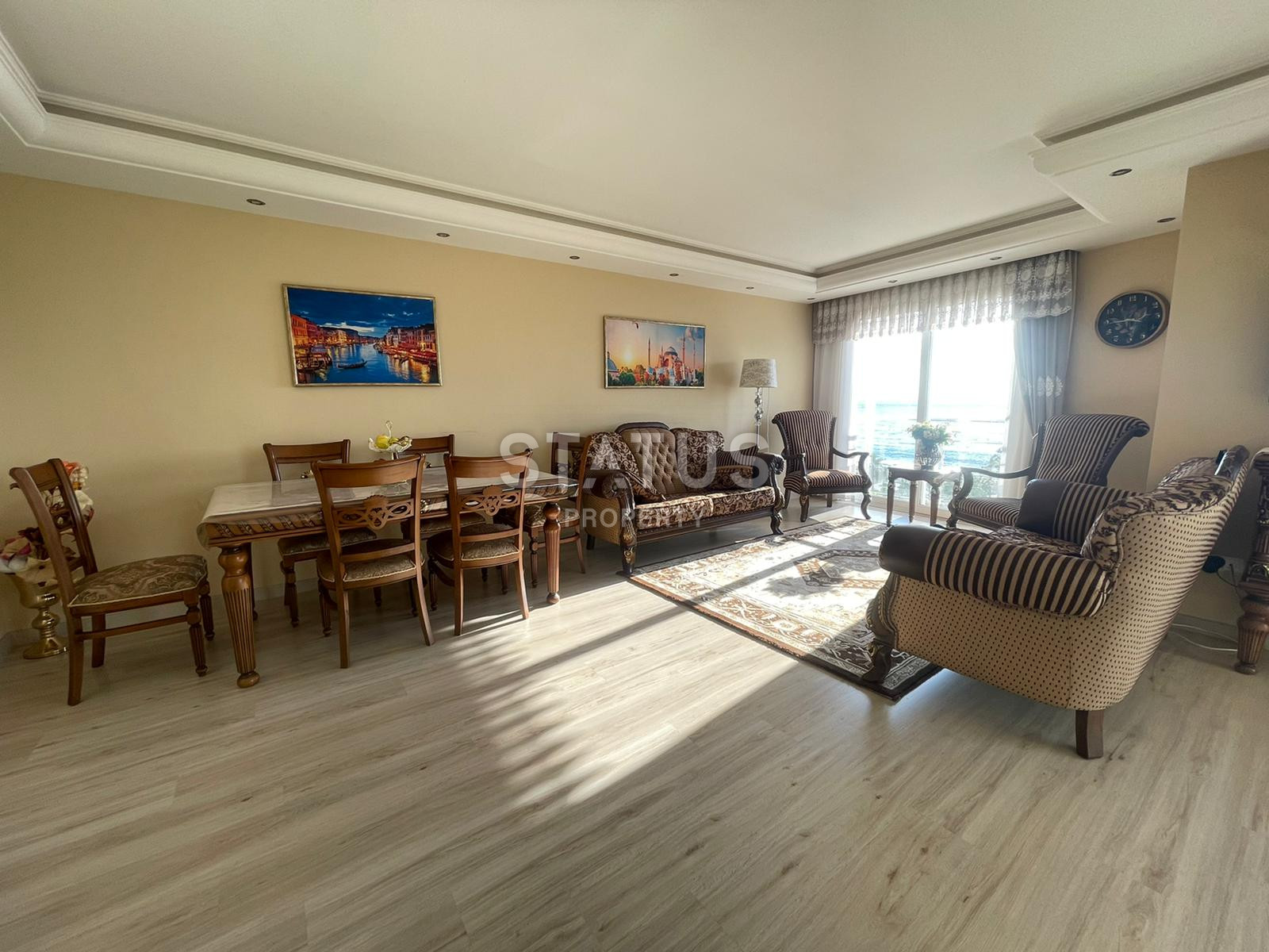 Шикарная квартира с видом на море на первой линии в районе Махмутлар, 150м.кв фото 33