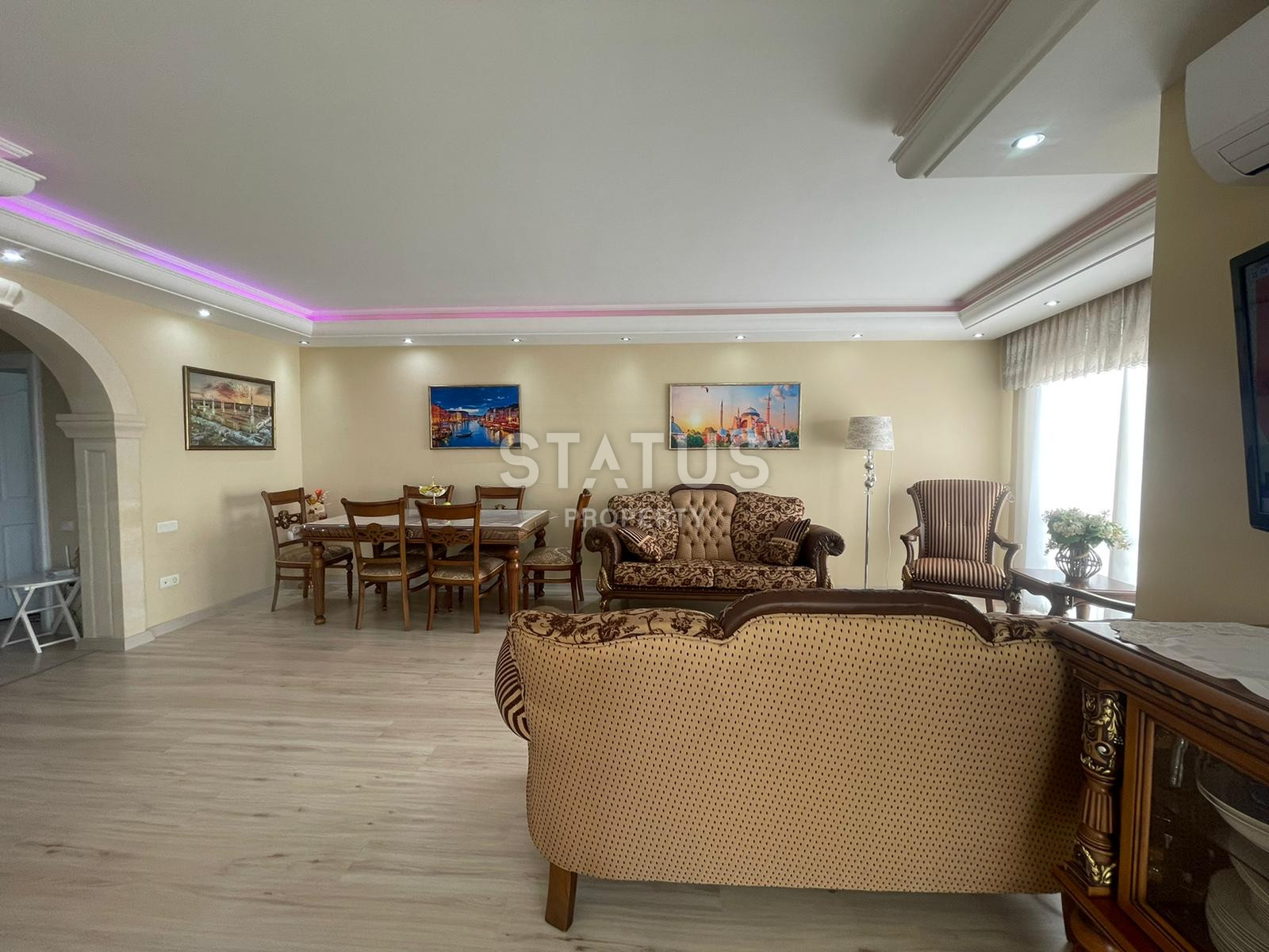 Шикарная квартира с видом на море на первой линии в районе Махмутлар, 150м.кв фото 35