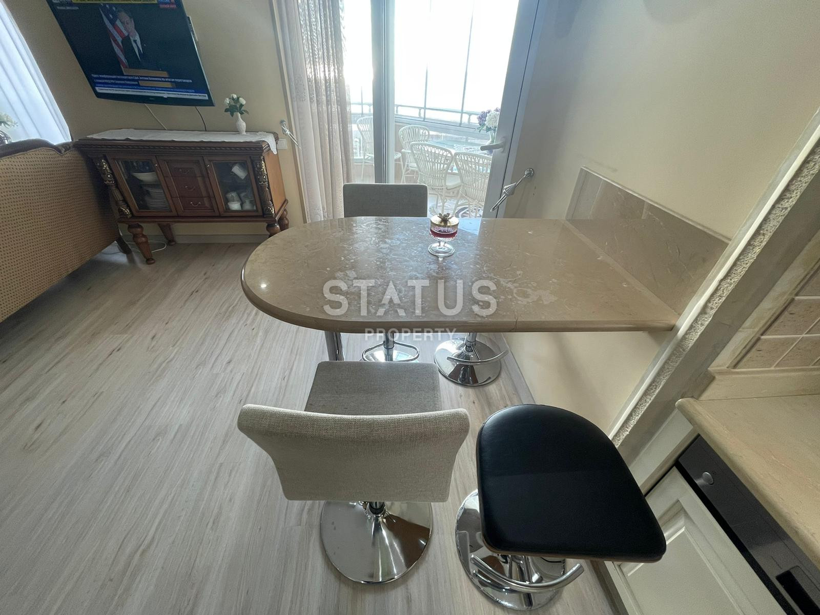 Шикарная квартира с видом на море на первой линии в районе Махмутлар, 150м.кв фото 40