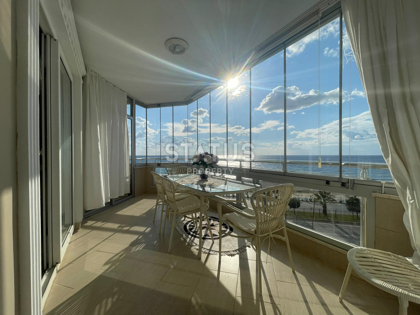 Шикарная квартира с видом на море на первой линии в районе Махмутлар, 150м.кв фото 44