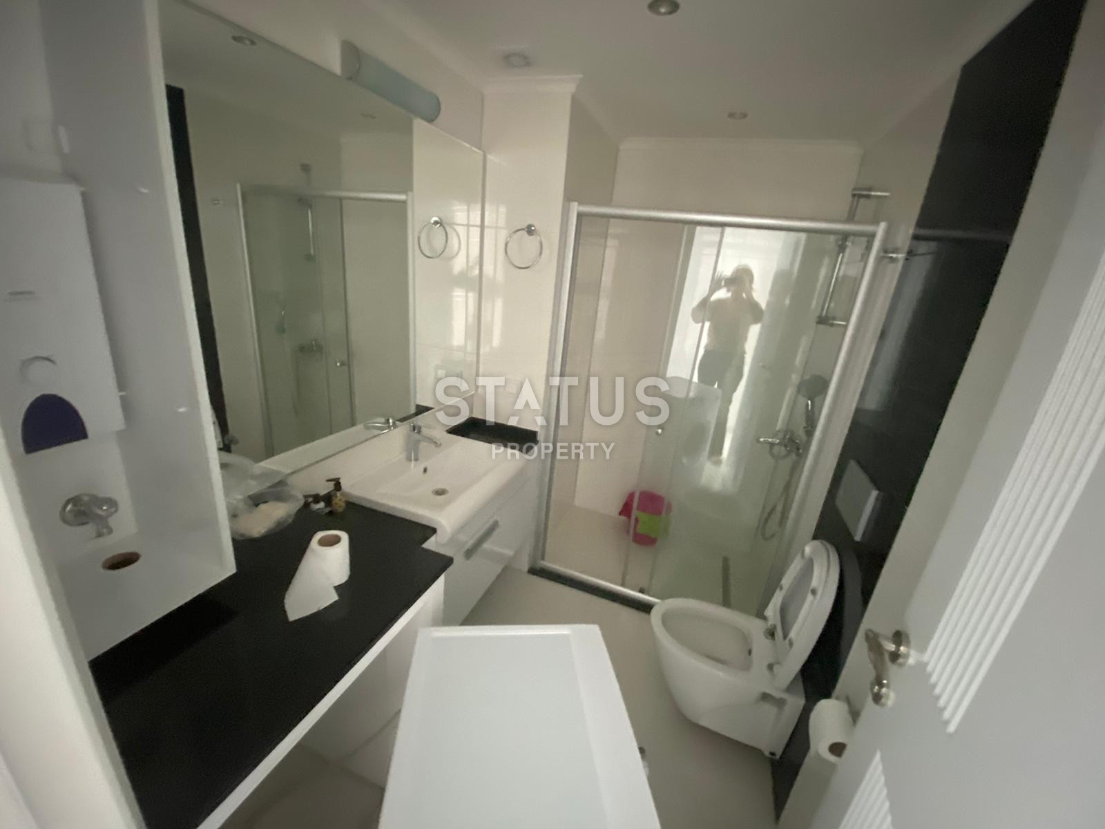 Квартира 2+1 в 600 метрах от шикарного пляжа в Авсалларе, 85 м2. фото 10