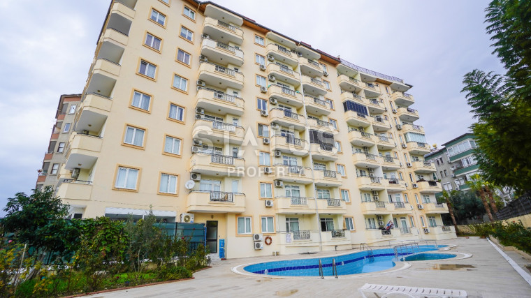 Меблированная квартира 2+1 с видом на крепость в центре Алании, 115 кв.м. фото 1
