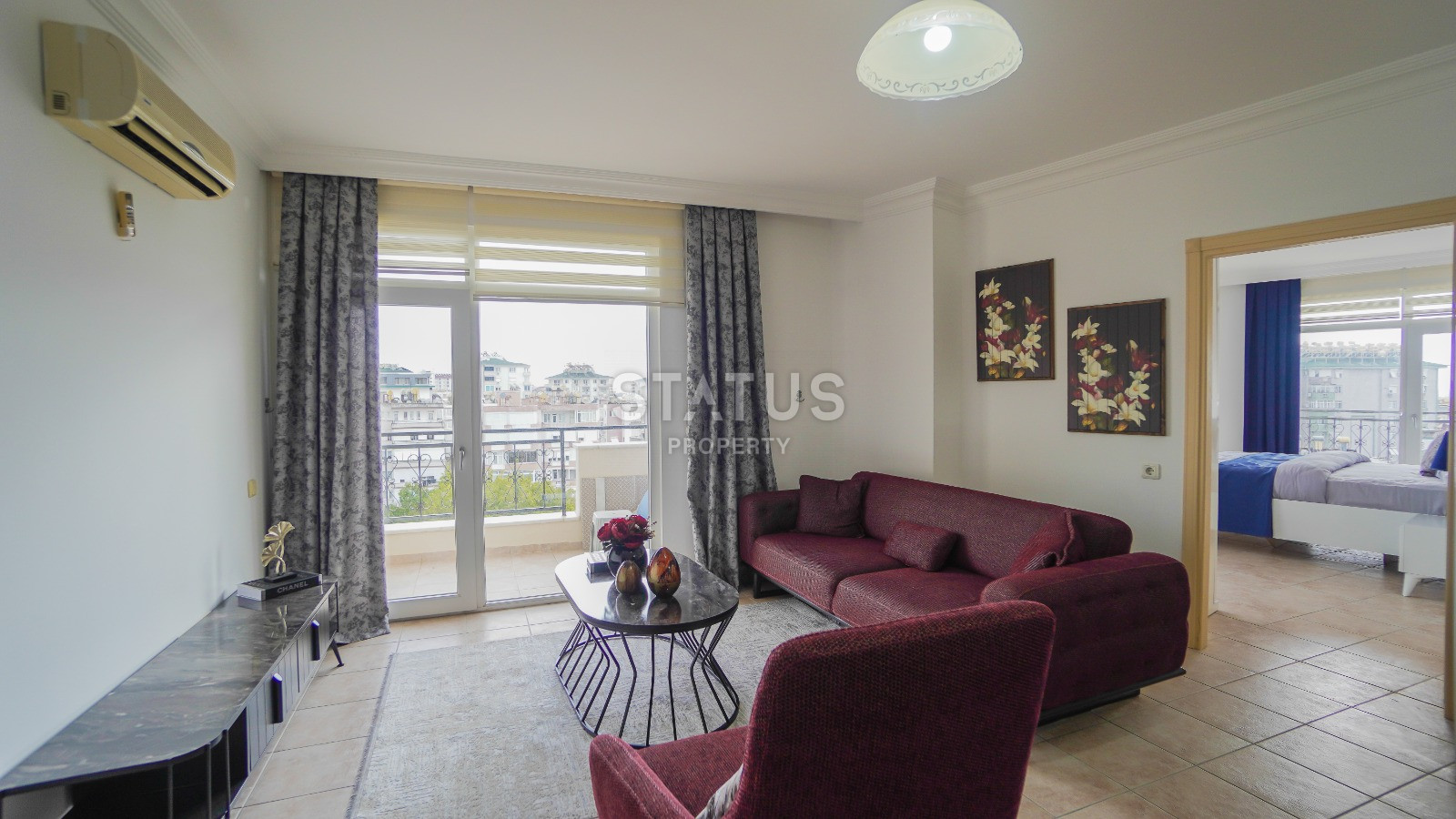 Меблированная квартира 2+1 с видом на крепость в центре Алании, 115 кв.м. фото 5