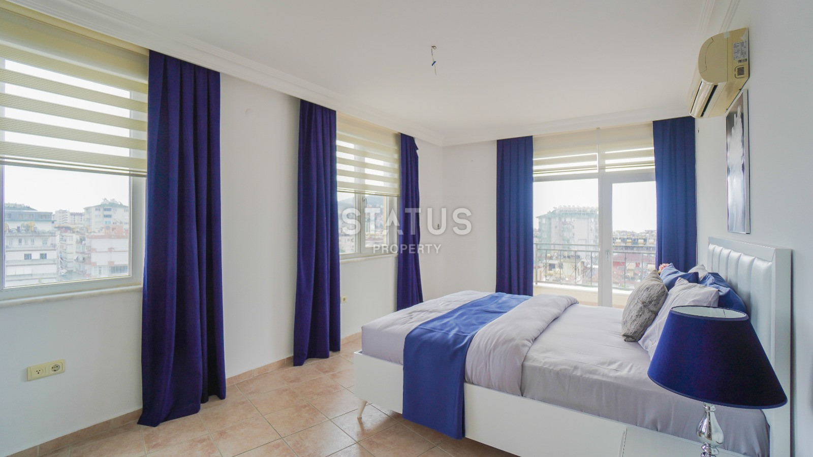 Меблированная квартира 2+1 с видом на крепость в центре Алании, 115 кв.м. фото 8