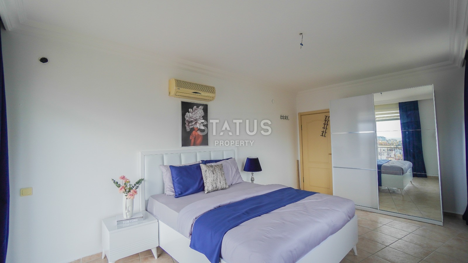 Меблированная квартира 2+1 с видом на крепость в центре Алании, 115 кв.м. фото 9