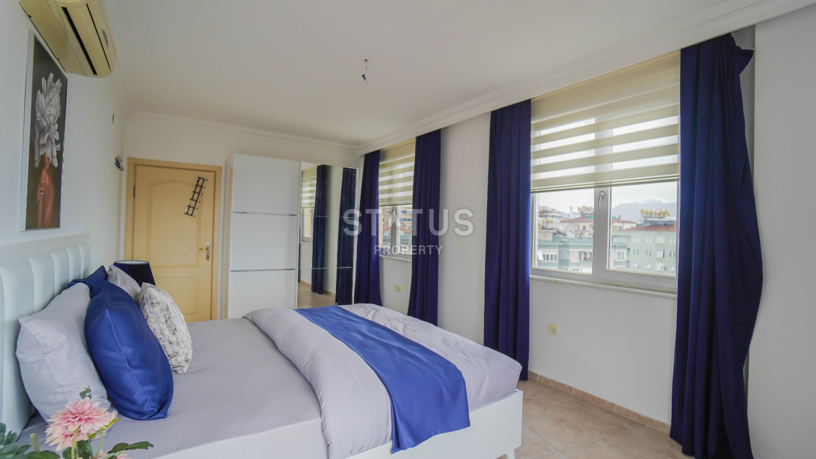 Меблированная квартира 2+1 с видом на крепость в центре Алании, 115 кв.м. фото 10