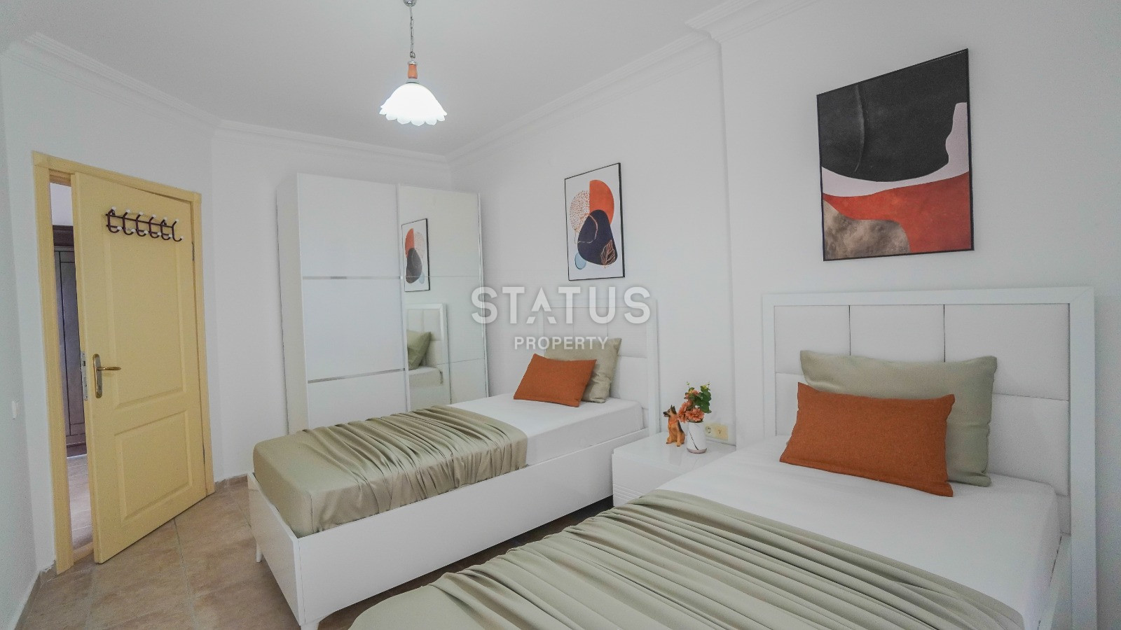 Меблированная квартира 2+1 с видом на крепость в центре Алании, 115 кв.м. фото 14