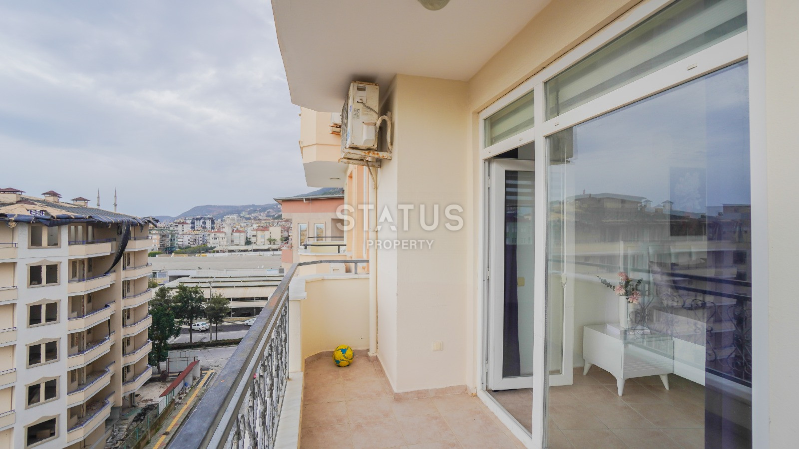 Меблированная квартира 2+1 с видом на крепость в центре Алании, 115 кв.м. фото 17