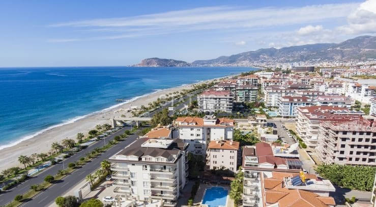 Трехкомнатные апартаменты на первой береговой линии в Кестеле, 110м2 фото 1